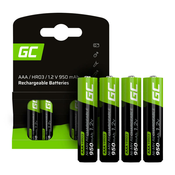 Green Cell punjive baterije Sticks 4x AAA HR03 950mAh
