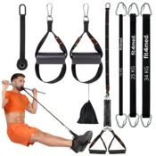 shumee Nastavljivi trakovi za zgibe FIT4MED z oporo za noge, nastavljivi, 16,5-73 kg