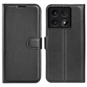 Etui Litchi za Xiaomi 14T - črn
