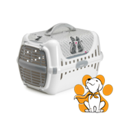 Moderna Trendy Runner Cats in Love, Transporter Za Macke Sa Plasticnim Vratima