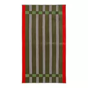 Bombažna brisača za plažo BOSS VENTO Kaki 90 x 160 cm