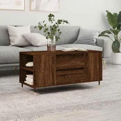 Stolic za kavu boja hrasta 102x44,5x50 cm od konstruiranog drva