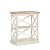 Homestar Knjigarna SAMIRA 72x36x84,5 cm, 2 police, starinsko belo rjava