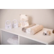 KikkaBoo Pelene od muslina set 3 pcs 100x100 Dots Beige (KKB12074)