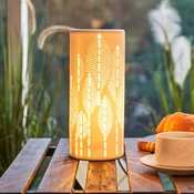 Namizna svetilka Pauleen WARM SUNKISS, bela, višina 27 cm, porcelan - Dnevna soba/jedilnica - Mladostno bivanje - bel mat - Keramika