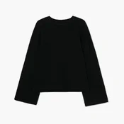 Cropp - Navadna oversize majica - črna