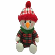 Sneženi mož plišasta figura - 22 cm