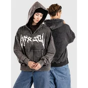 Vitriol Death Grip Zip ženski pulover s kapuco black