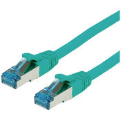 VALUE Value 21.99.1941 RJ45 omrežni kabel\, Patch kabel CAT 6a S/FTP 1.00 m zelena 1 kos, (20420764)