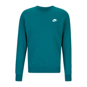 Nike Sportswear Sweater majica, petrol / bijela