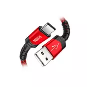 PROSTO USB 2.0 kabel, USB A- USB C, 1m