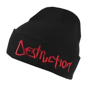Beanie kapa DESTRUCTION - LOGO - črna - PLASTIC HEAD - PHHAT245