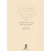 RACHMANINOFF:VOCALISE OP.34 NO.14 FOR FLUTE,OBOE OR VIOLIN WITH HARP OR PIANO