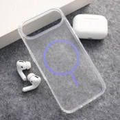 Maska Mag Case Clear Slim za iPhone Air ljubicasta