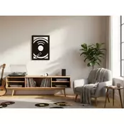 Wallity Dekorativna uramljena slika, 47.5x68cm, Crna