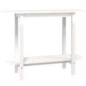MAISON CHIC konzolna miza - miza ob steni bela 110x40x80 cm trdna borovina, (21786474)