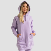 GymBeam Ženska dukserica Limitless Longline Lavender