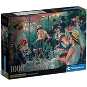 Muzejska zbirka: Renoir - Kosilo čolnarske družbe HQC 1000-delna sestavljanka s posterjem - Clementoni