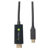 Techly IADAP USBC-HDMI2TY USB grafički prilagodnik 3840 x 2160 pikseli Crno
