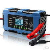 slomart Polnilnik Qoltec 12V 10A z funkcijo popravila (AGM, GEL, LiFePO4)