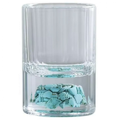 Krištáľový pohár Deluxe - Turkizna/50ml KP35423