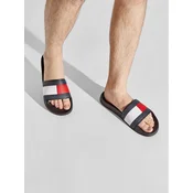 Tommy Hilfiger Natikači Rubber Th Flag Pool Slide FM0FM04263 Črna