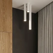 SOLLUX LIGHTING Downlight Thalassa, bel, višina 60 cm, enokrilni - Dnevna soba/jedilnica - Sodobni - bel mat - Kovina