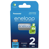 Panasonic - 2 kom punjivih AA baterija Eneloop 2000 mAh