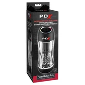 Pipedream PDX Elite - ViewTube Pro avtomatski masturbator s sesanjem in vibriranjem, 2 motorja