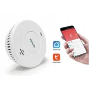 shumee Brezžični detektor dima TechniSat Smoke Sensor 2 aplikacija 10 let EN14604 85 dB