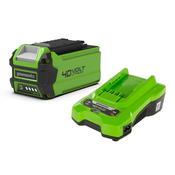Greenworks 40V 2Ah baterija, set punjaca (GWGSK40B2)