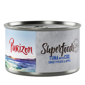 Purizon Superfoods 6 x 140 g - Tuna s polenovko, sladkim krompirjem in jabolkom