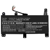 shumee Baterija CoreParts 66,22 Wh Li-Polymer 15,4 V 4300 mAh za prenosnik Asus, mbxas-BA0313