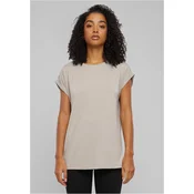 Womens T-shirt Modal Extended Shoulder - beige