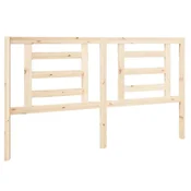Vidaxl Posteljno vzglavje 166x4x100 cm trdna borovina