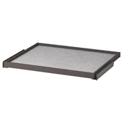 KOMPLEMENT Izvlacni umetak s podlogom za fioku, tamnosiva/svetlosiva, 75x58 cm