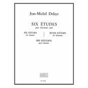 DEFAYE J:6 ETUDES FOR CLARINET