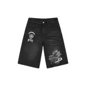 Ed Hardy Kavbojke  svetlo siva / črna