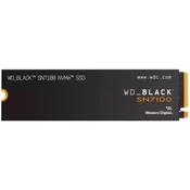 WD SSD SN7100, 1TB, M.2 NVMe, Gen4, Crni