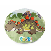NICI vzglavnik Dino Tony-Rex Fossily 32x26cm, fosforni v temi, ZELENI