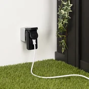 Smartwares komplet 2 radijsko vodenih vtičnic SH4-99654 Zunanje območje - črna