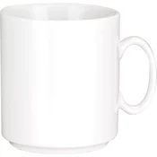 Gastro skodelica z ročajem 300 ml, bela