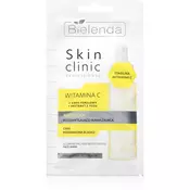 Bielenda Skin Clinic Professional Vitamin C posvetlitvena vlažilna maska za noč 8 g
