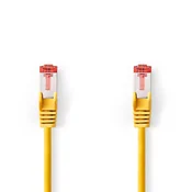 Nedis Omrežni kabel CAT6 | RJ45 Moški | RJ45 Moški | S/FTP | 15,0 m | Okrogla | LSZH | Siva | Oznaka