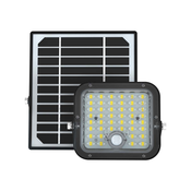 V-TAC Solarni LED reflektor s solarnim panelom 10W, 1500lm, IP65, 3600mAh Farba svetla: Dnevna bela