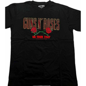 Guns N Roses Majica 87 Tour Unisex Black 2XL