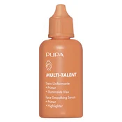 Pupa Multi-Talent Uniforming Serum + Primer + Face Highlighter - 3-In-1 Serum, Primer & Face Highlighter 001 - Golden Glow