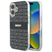 1 to 3 DKNY IPHONE 16 6.1 TRDA ETUI Z VZORCEM IN PASOM ZA LJUBITELJE STILA