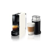 Nespresso-Krups XN111110 Essenza Mini & Aeroccino kavni aparat s kapsulami in penilnik mleka, bela