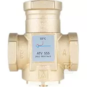 slomart Temperaturni regulacijski ventil ATV 555, DN32, Rp1 1/4 palca, kvs 9, 55°C